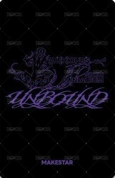 UNBOUND ms 3.0 線下 Fansign card 黑貓ver. Back
