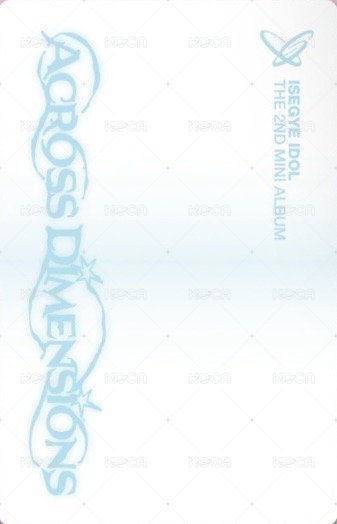 Across Dimensions STAYG ver. Album photocard  Back