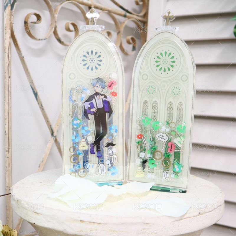 fanfnacy+ ウェディングアクリルフレーム ブライドスカイブルー