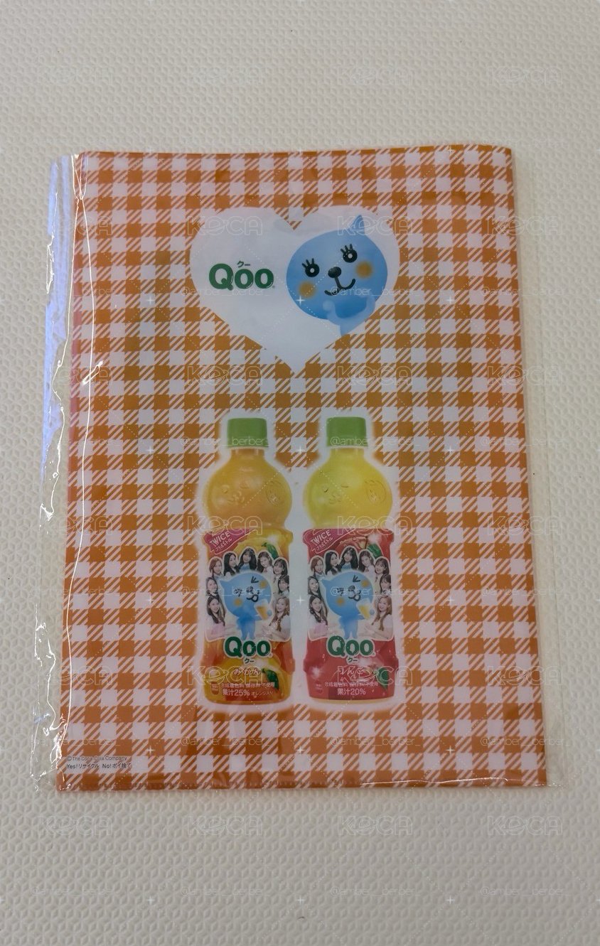 TWICE×QOO 聯名 資料夾 