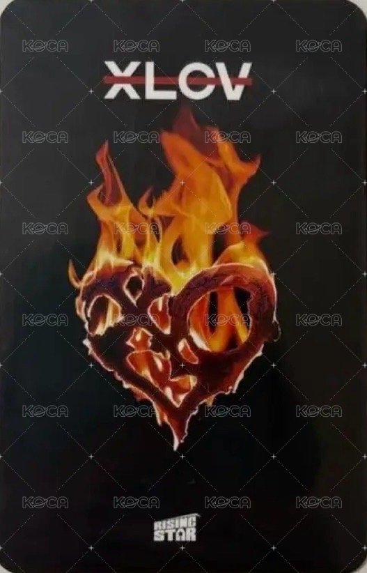 I ONE Rising-star Merch card T恤 Back