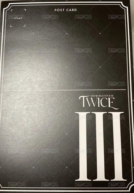 四巡 JYP JAPAN DVD POB card  Back