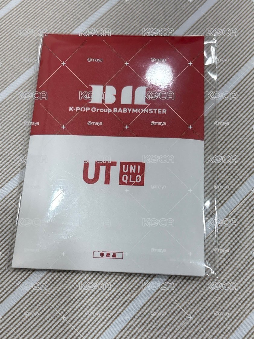 UNIQLO 寶怪代言卡 一包 六張