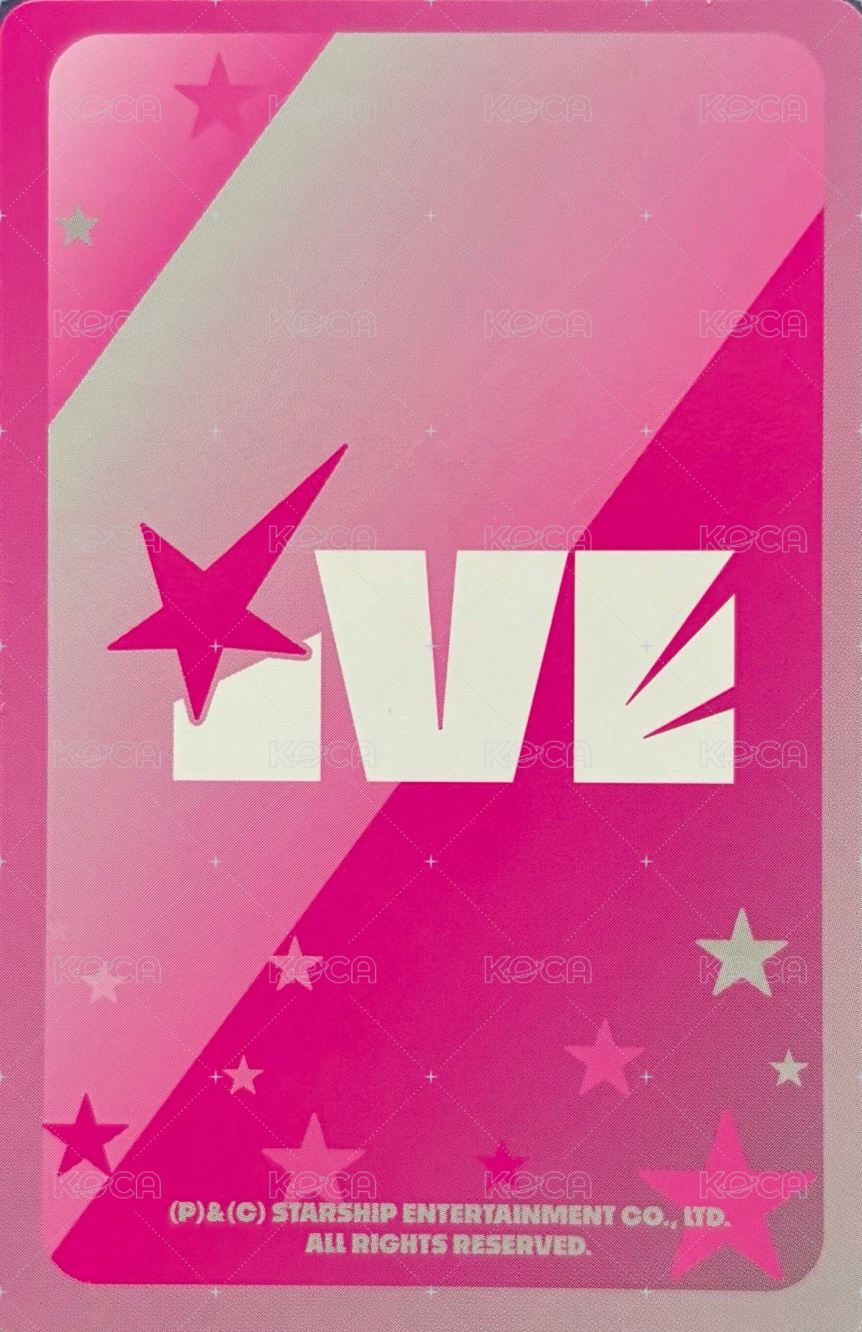 Looks Can Kill PLANET ver. Album photocard SR Back