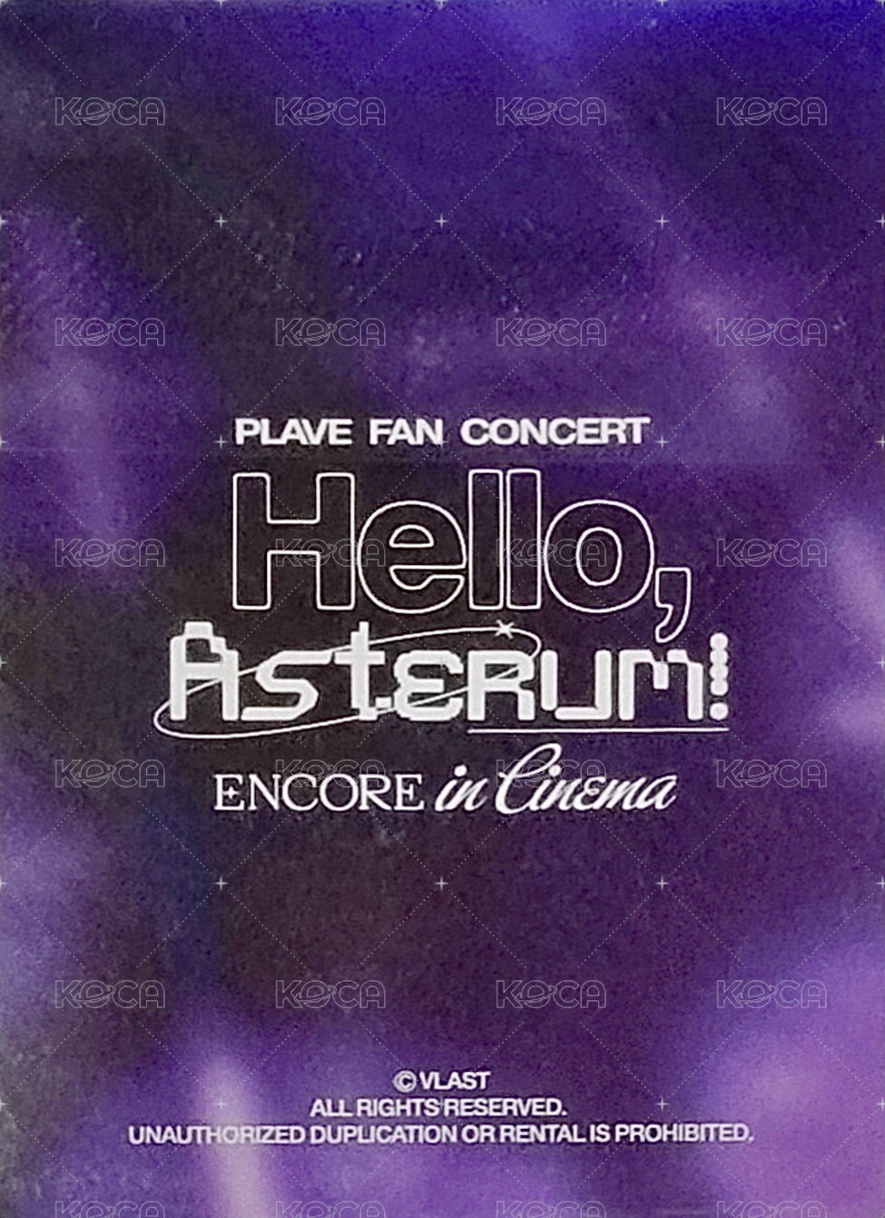 24fc安可場電影 電影卡 鐳射閃卡 背面