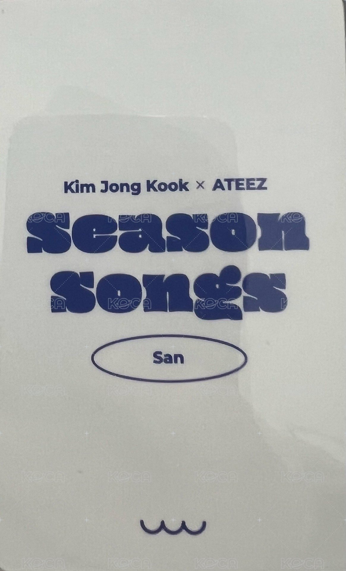 Season Songs 專輯卡  背面