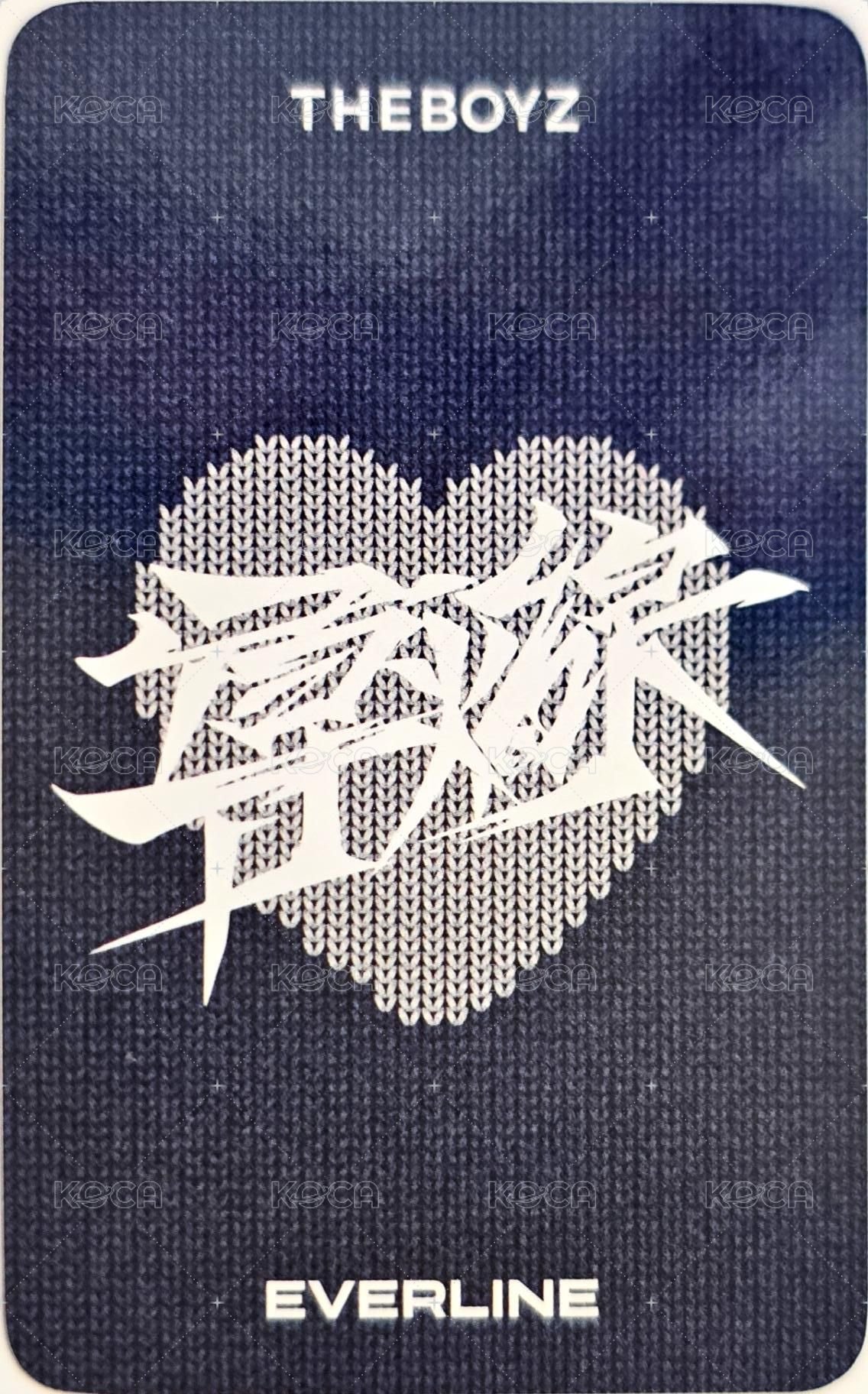 TRIGGER (導火線) el 4.0 簽售卡 男朋友look ver. 背面