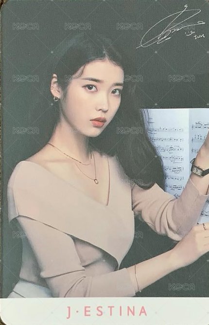 J.ESTINA珠寶 代言卡 變化卡 背面