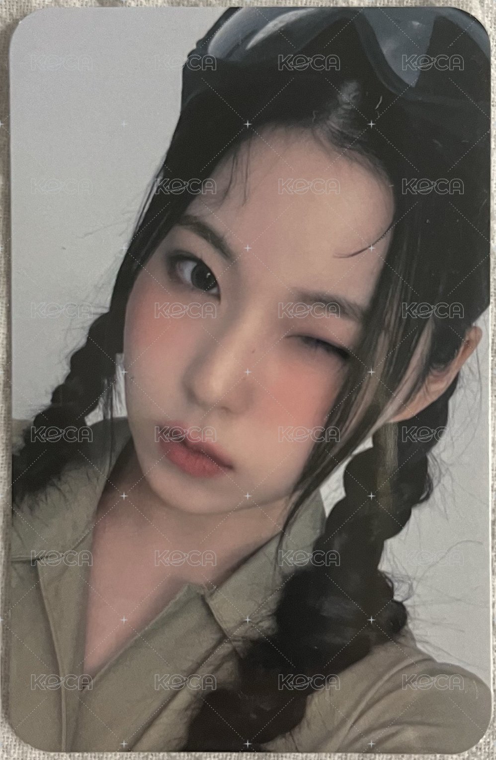 一週年咖啡廳 jyp 線上 簽售卡  正面