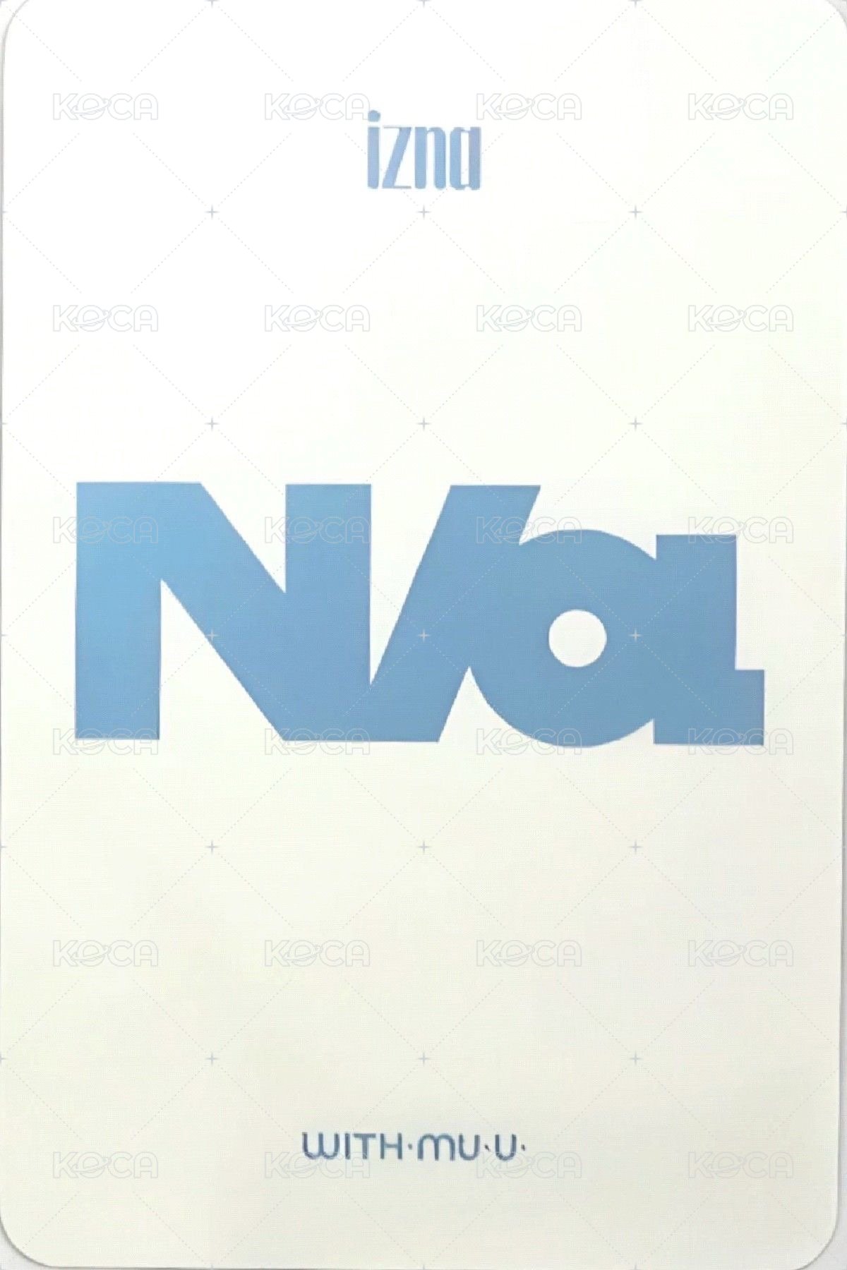 迷一 wm 2.0 幸運卡  背面