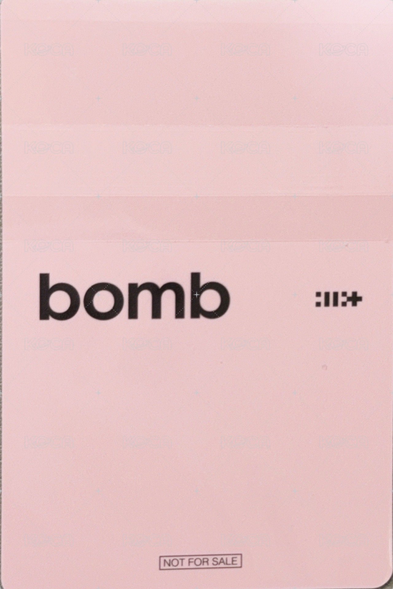 bomb 環球 幸運卡  背面