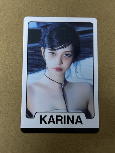 aespa Karina 柚子 Drama 隨機卡 aespa 迷四 A版