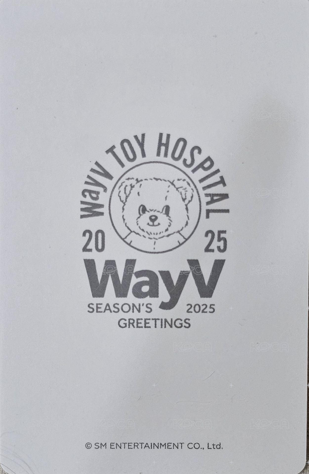 2025年曆 隨機卡  背面