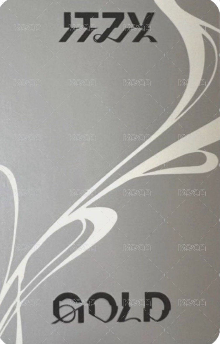 GOLD 專輯卡 特別版 IMF ver. 背面