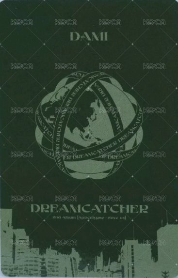 正規二輯 專輯卡  背面