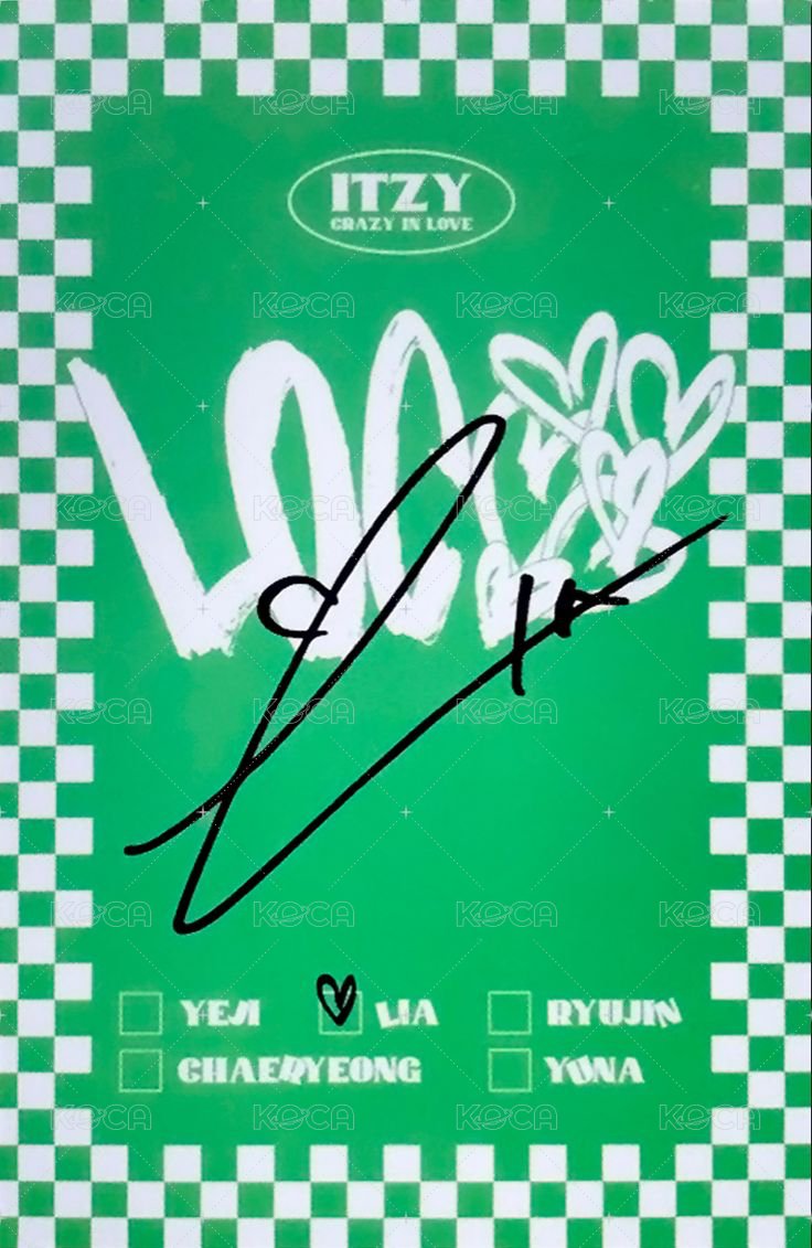 CRAZY IN LOVE 專輯卡  背面