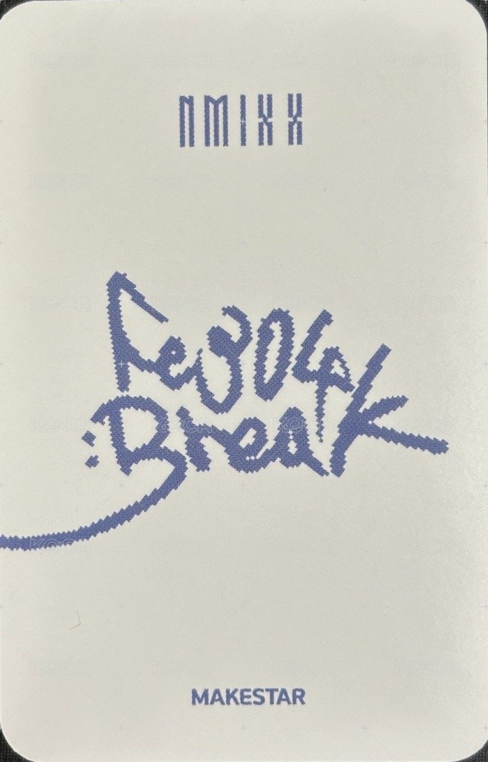 BREAK ms 3.0 抽選卡 情人節 背面