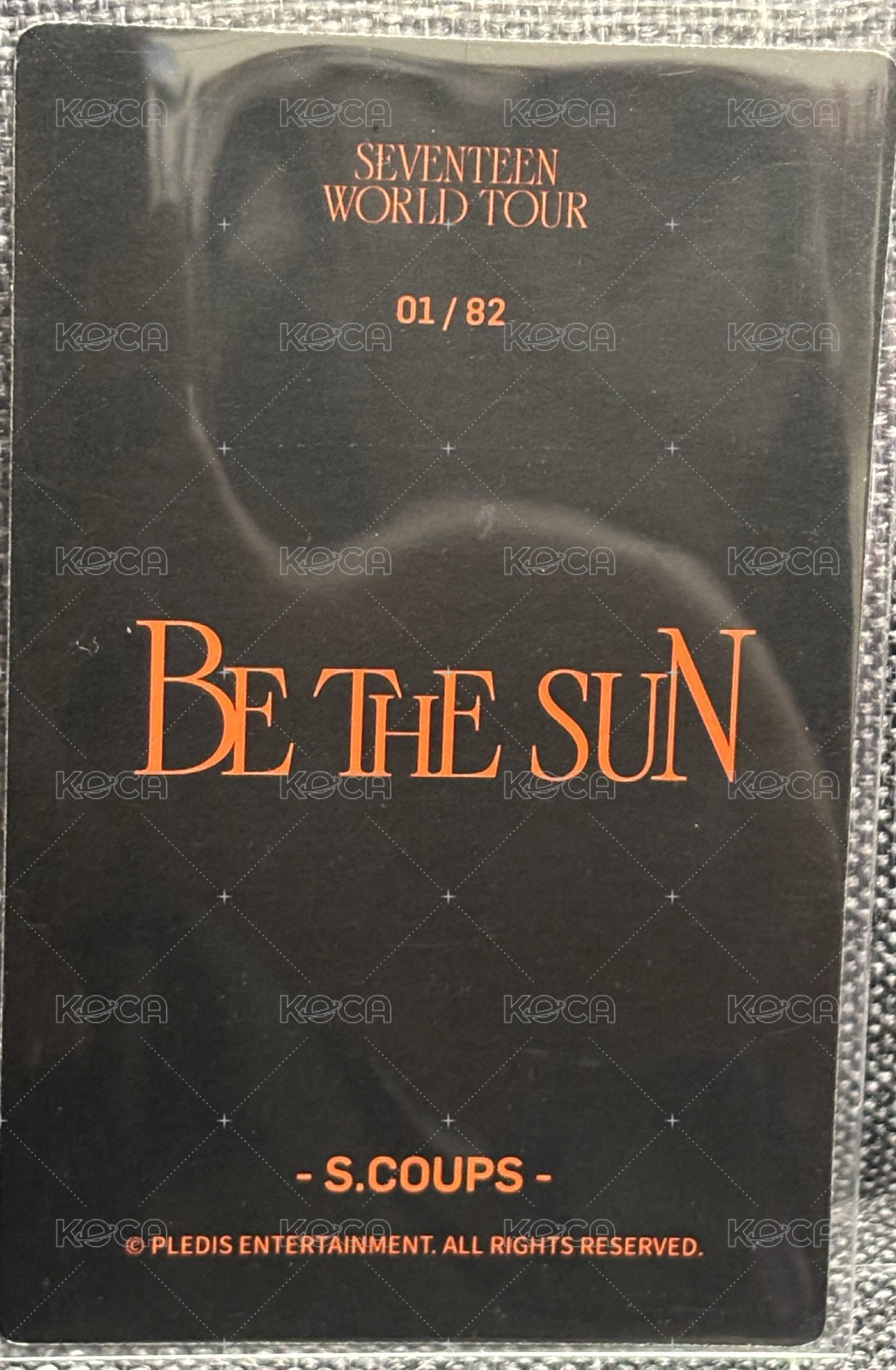 BE THE SUN 隨機卡  背面