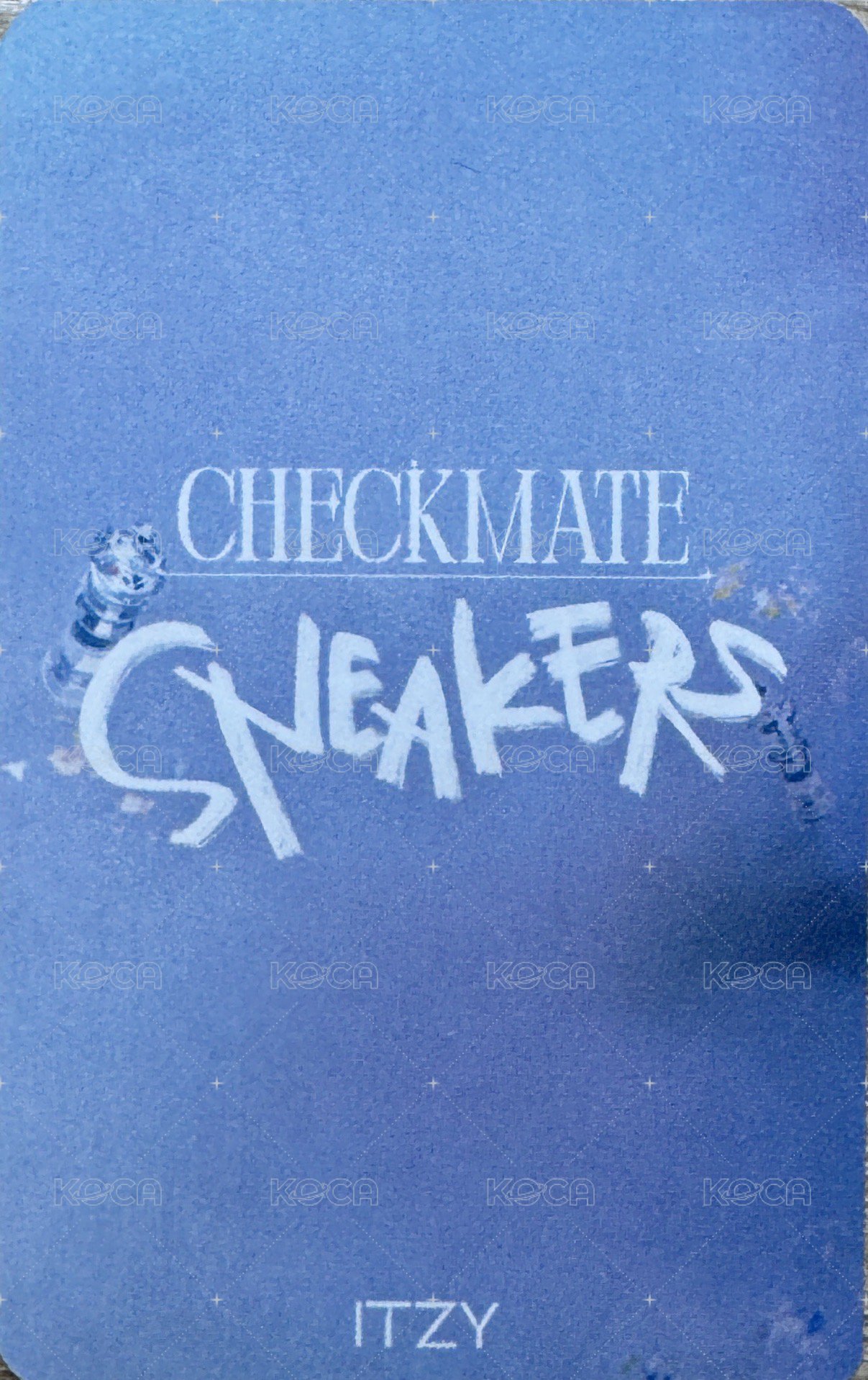 CHECKMATE 打歌卡 第一週 背面