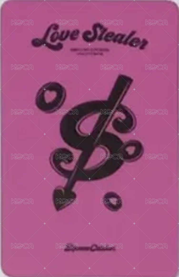 Love Stealer k4 特典卡  背面