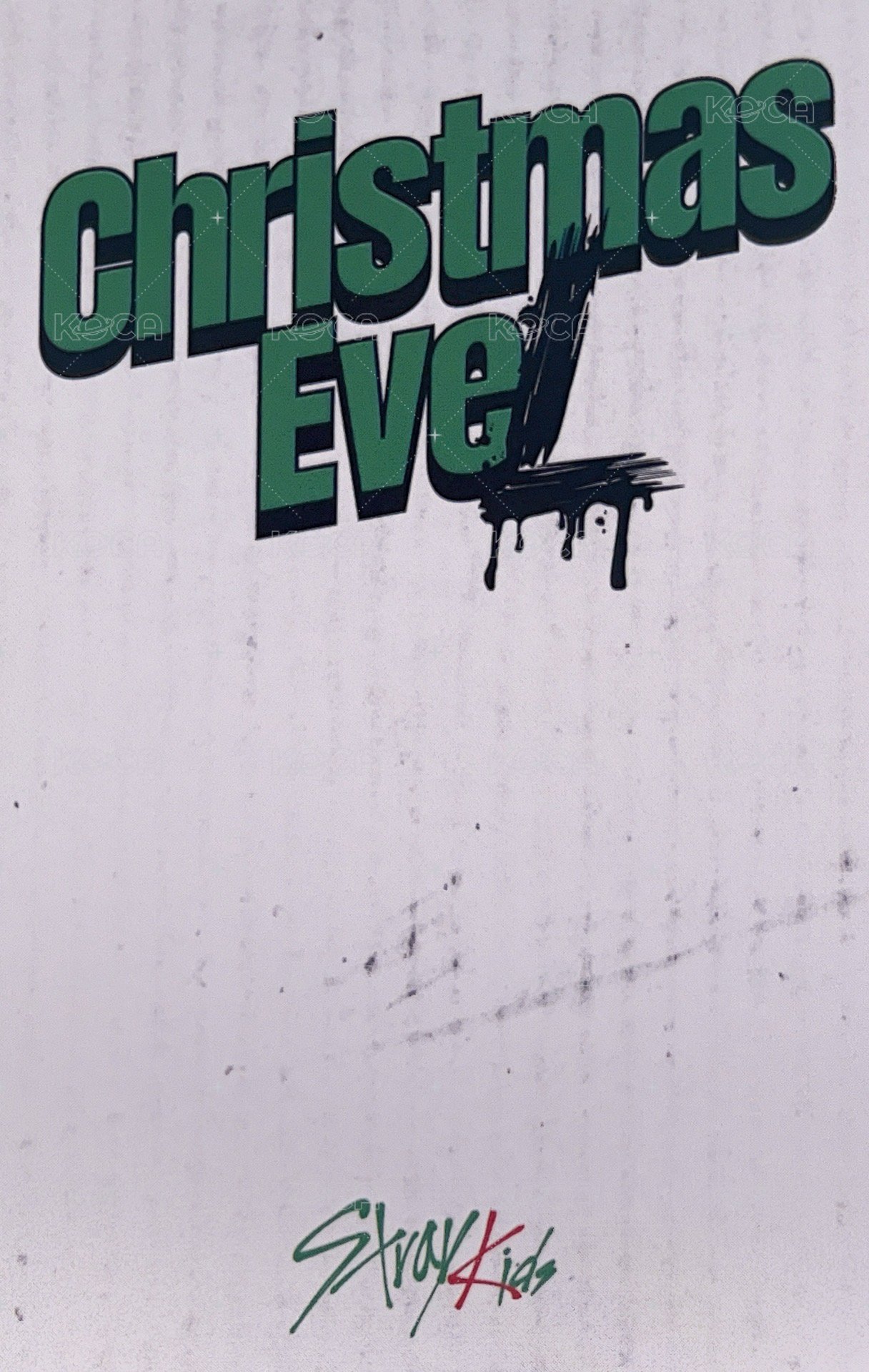 聖誕 專輯卡 預購禮 背面