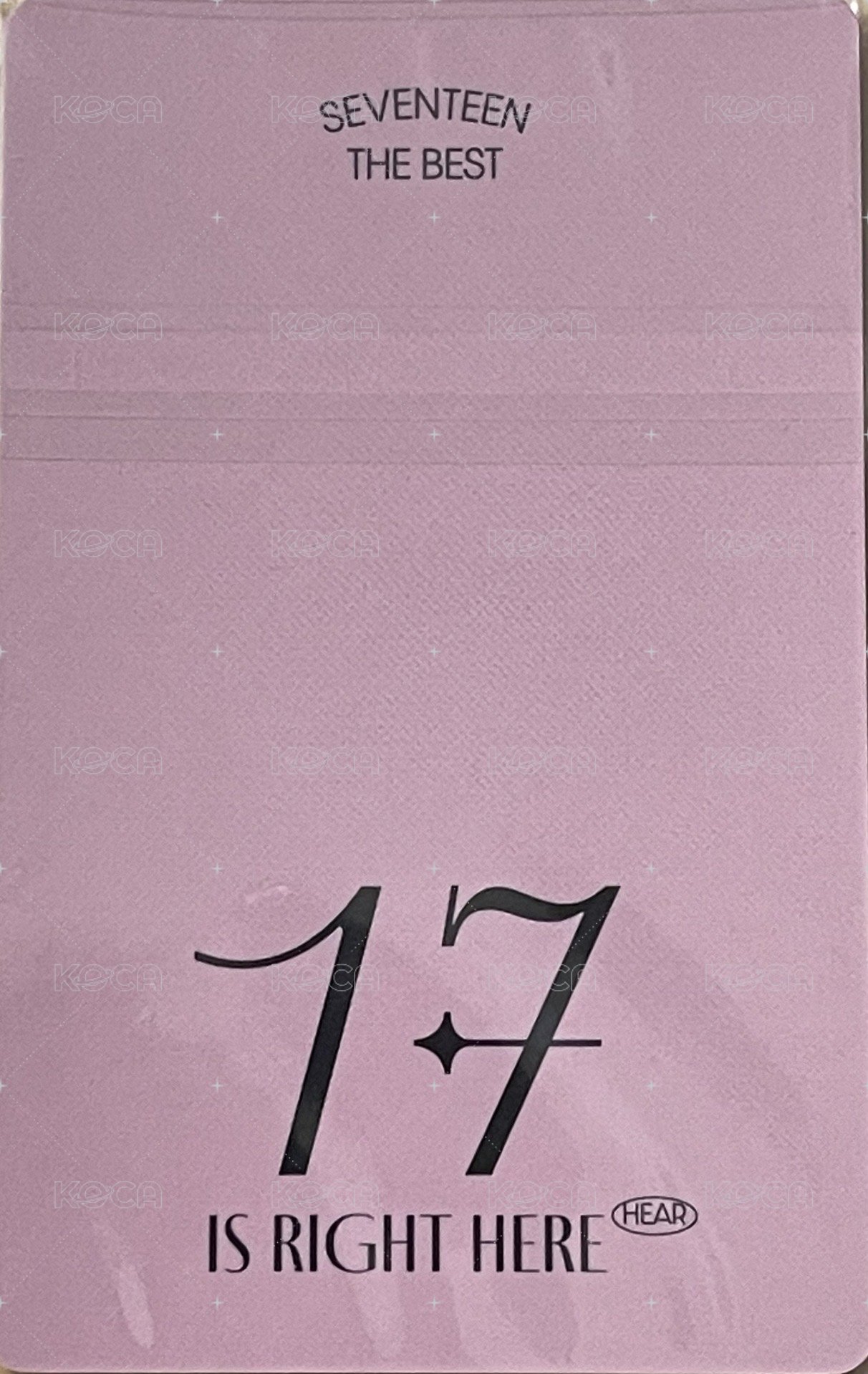 精選專 日咖 PB ver. 特典卡  背面