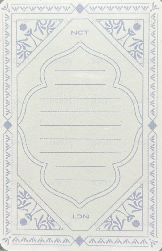 NCT RESONANCE Pt. 1 專輯卡 許願卡 正面