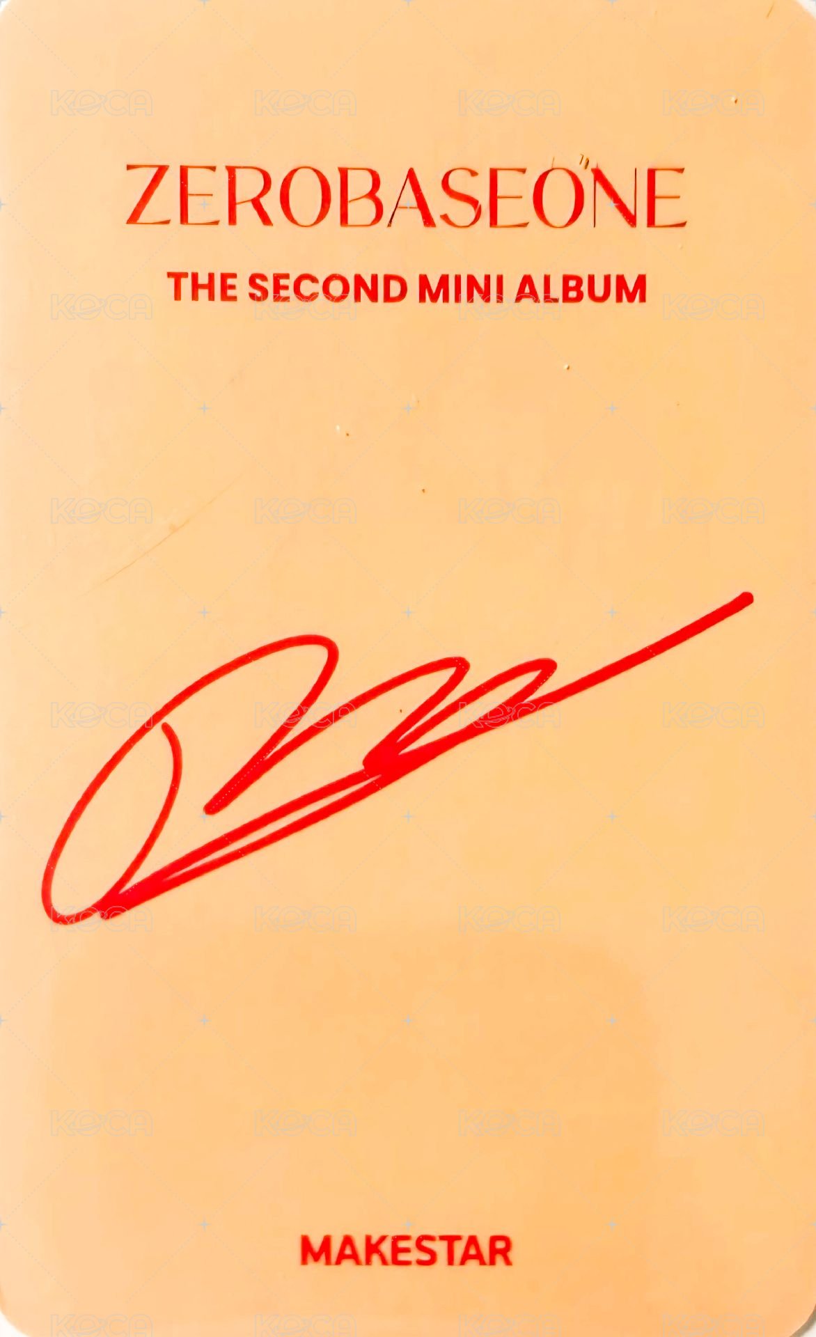 迷二 ms Lucky draw card 符咒卡 Back