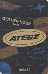 Work to Live hello82 特典卡  背面