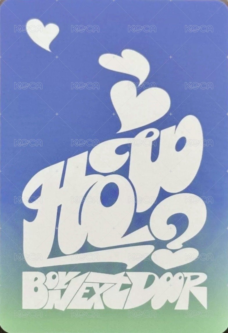 HOW? oy 特典卡 5 背面