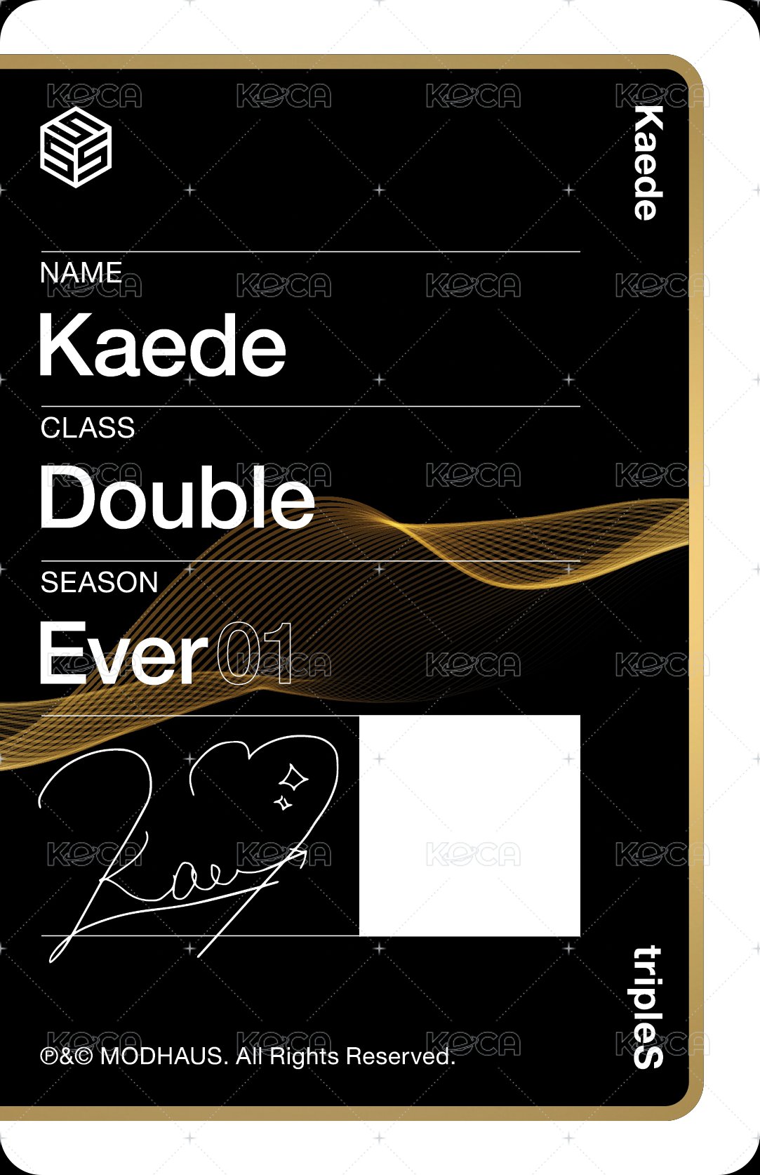 LOVElution <ↀ> 專輯卡 OMA 背面