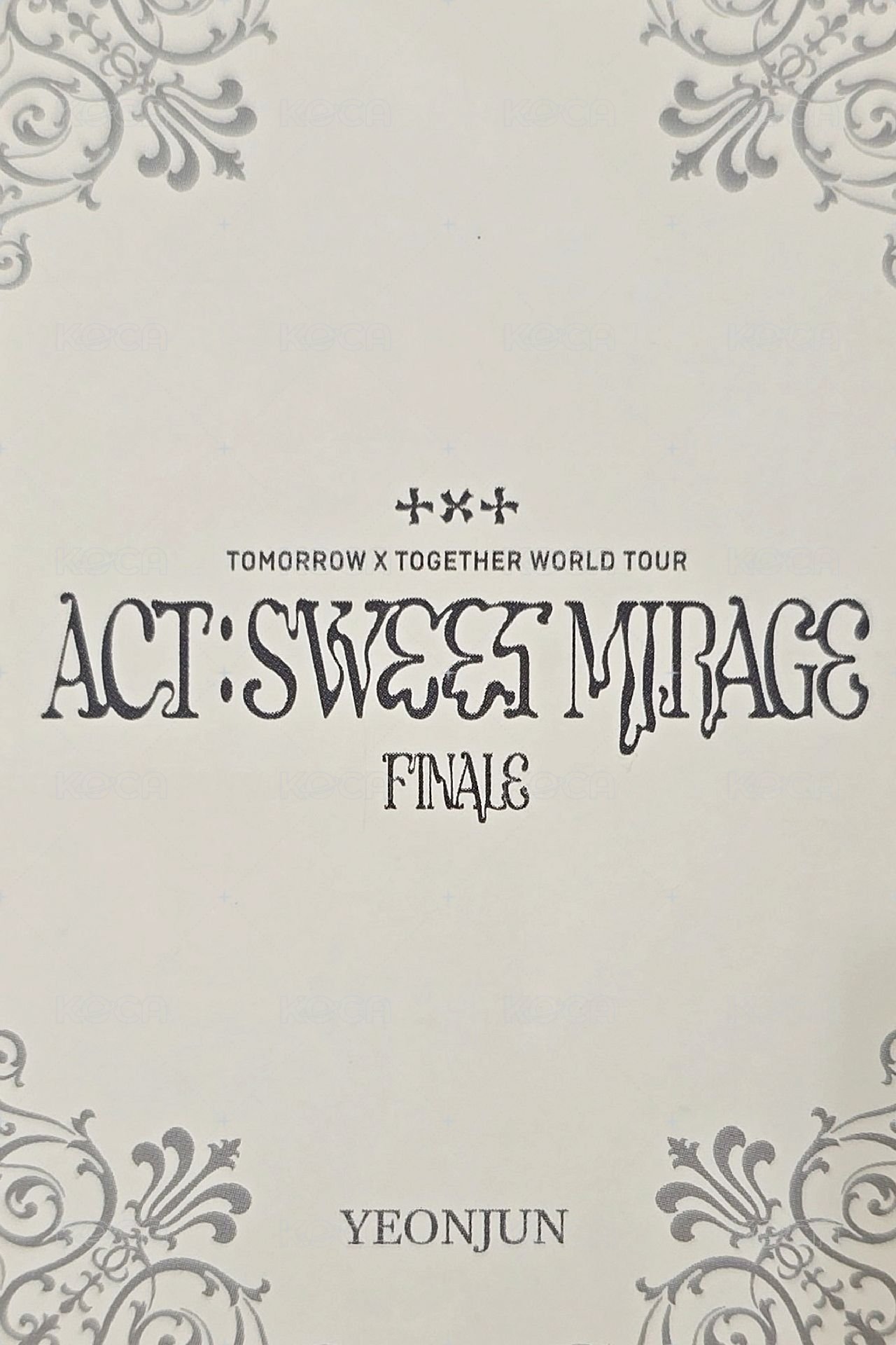 23‘巡迴 演唱會 DVD / CD 卡  背面