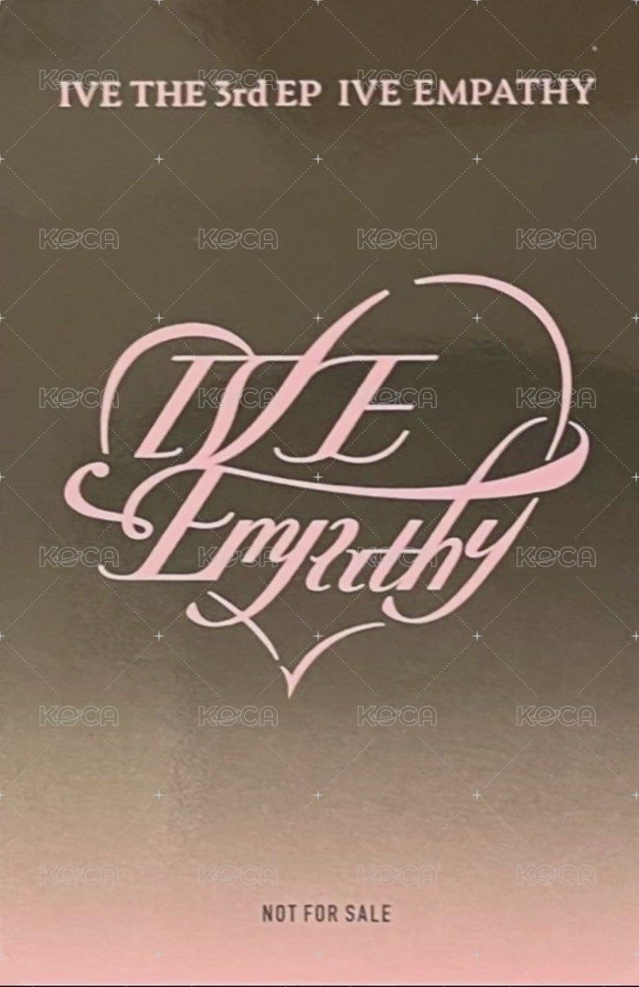 IVE EMPATHY 塔店 特典卡 特典 背面