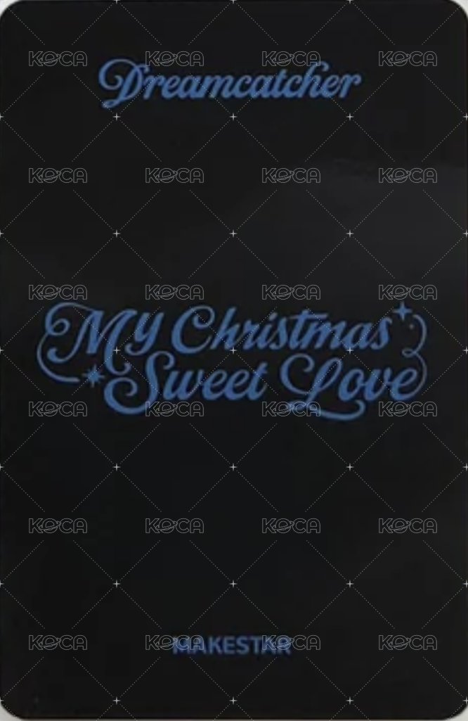 聖誕單曲專輯 ms 5.0 幸運卡 G ver. 背面