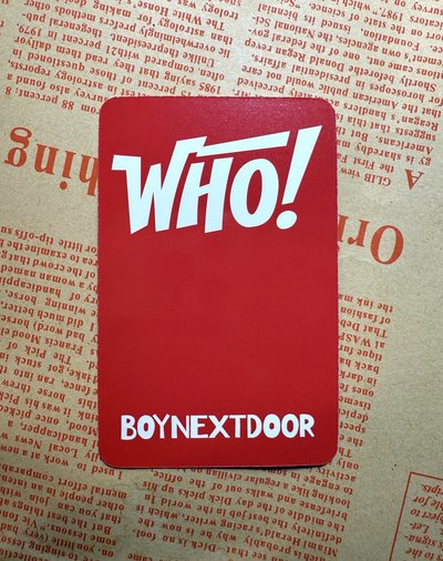 WHO! 楠藝 幸運卡 金桐儇