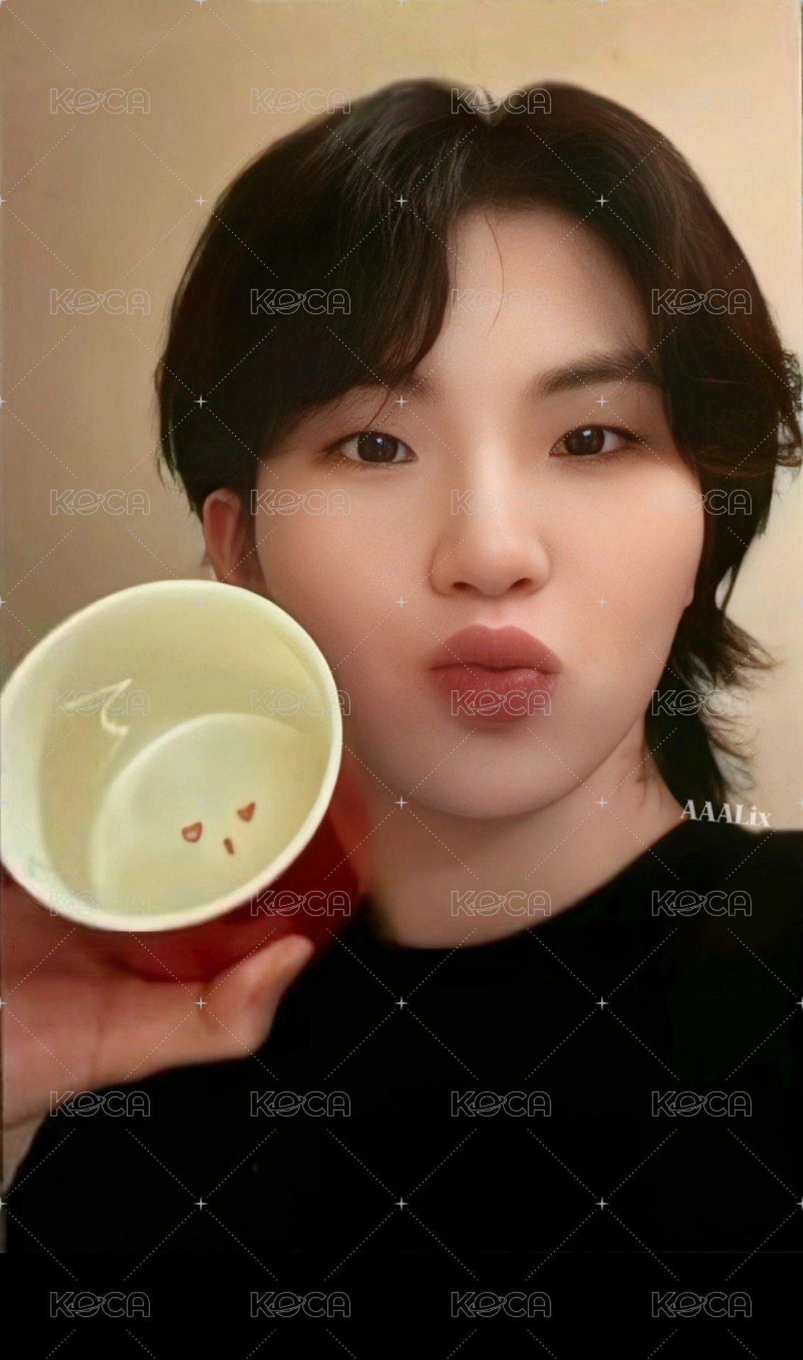 成員自製 周邊卡 碗盤組 正面