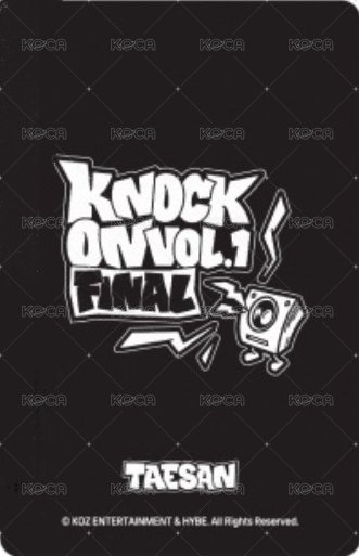 Knock On 巡迴 隨機卡 FINAL場周 4 自拍 背面