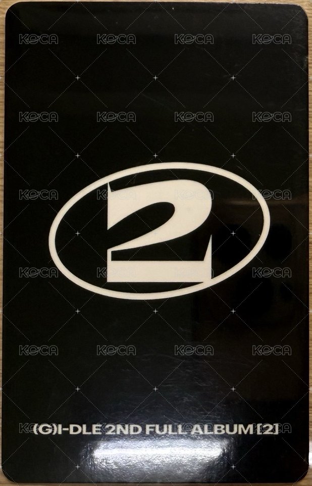 正規二 kms 2.0 特典卡 公主裙麵 背面