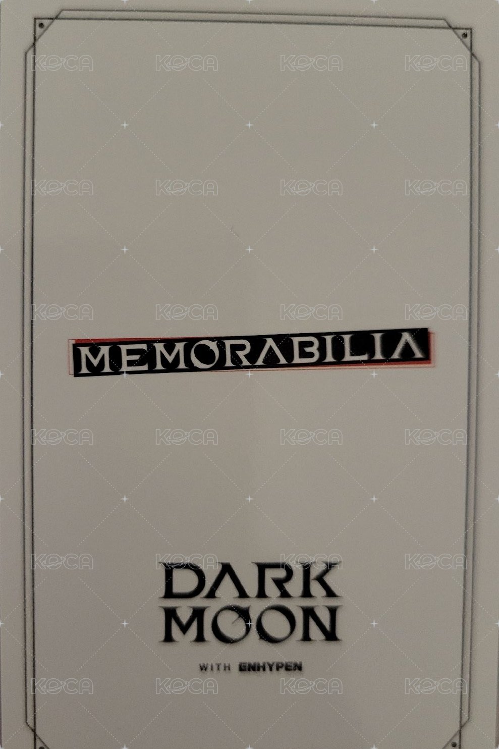 暗月特別專 am 特典卡  背面