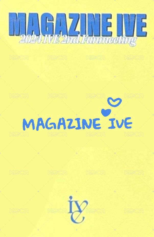 24’FM MAGAZINE IVE 周邊卡 立牌卡 背面
