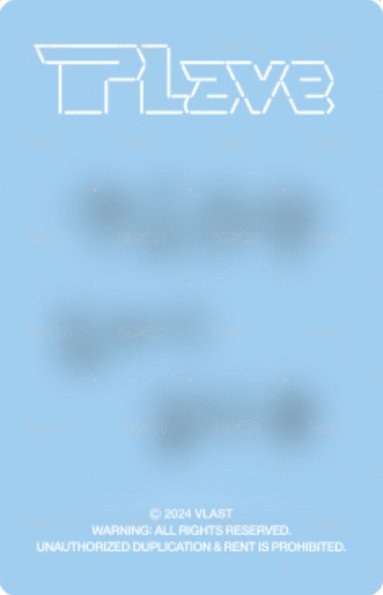 初演唱會 周邊卡 三月卡包 背面