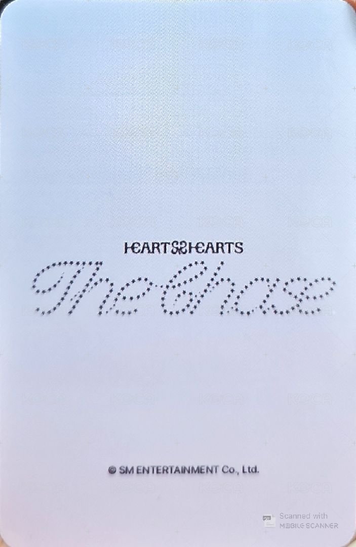 單一 dmm 簽售卡  背面