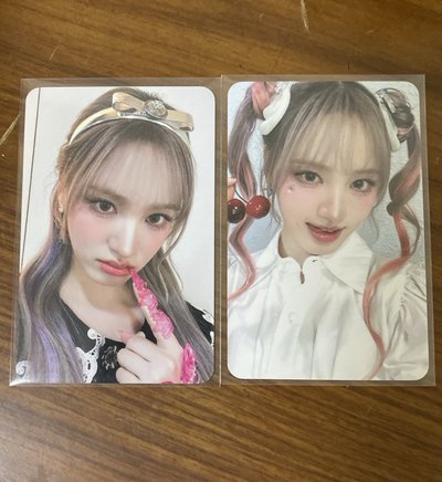 IVE Liz 栗子 wmld 兩張一組