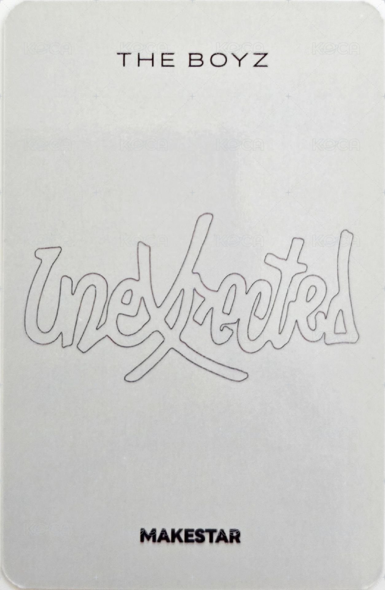 Unexpected ms 3.0 簽售卡 饅頭ver. 背面