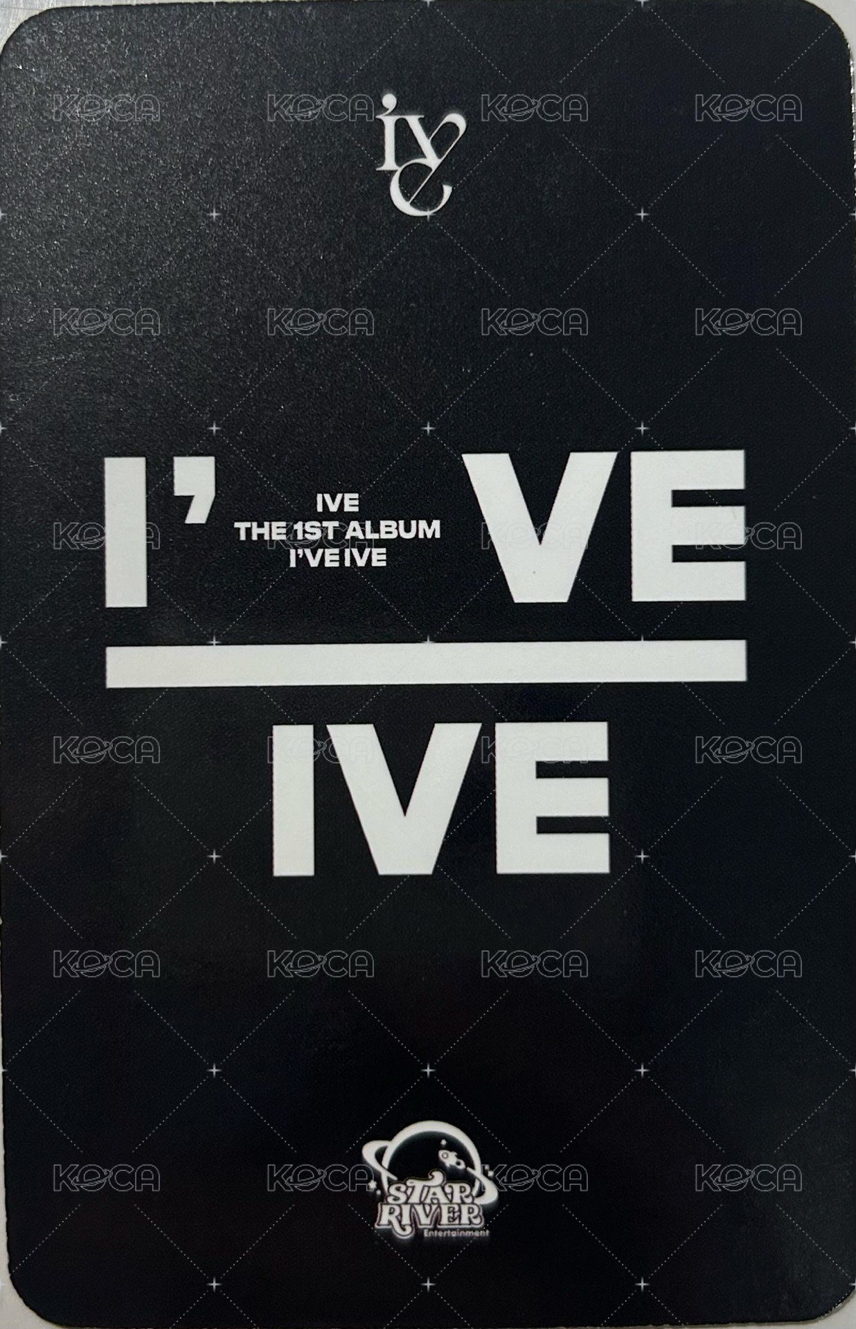 I've IVE sr 2.0 簽售卡  背面