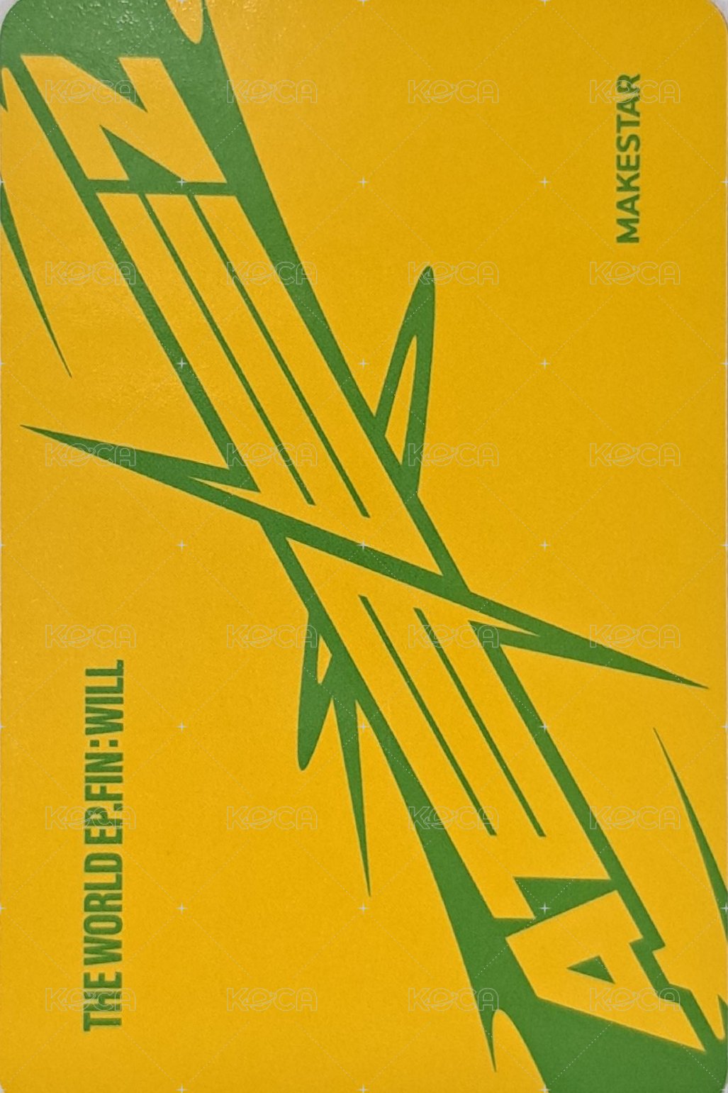 WILL ms 4.0 簽售卡  背面