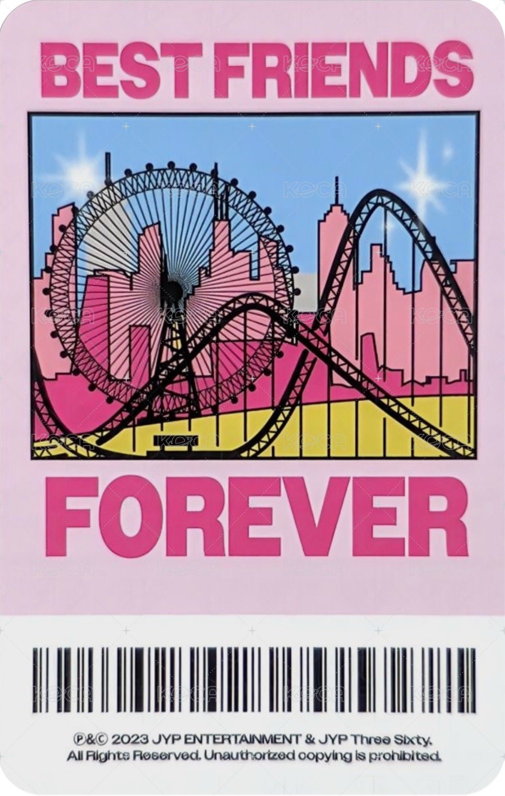 2024年曆 周邊卡 卡盒 背面