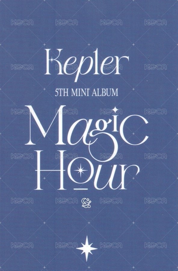 迷五 專輯卡 Moonlighted版 預售禮 背面