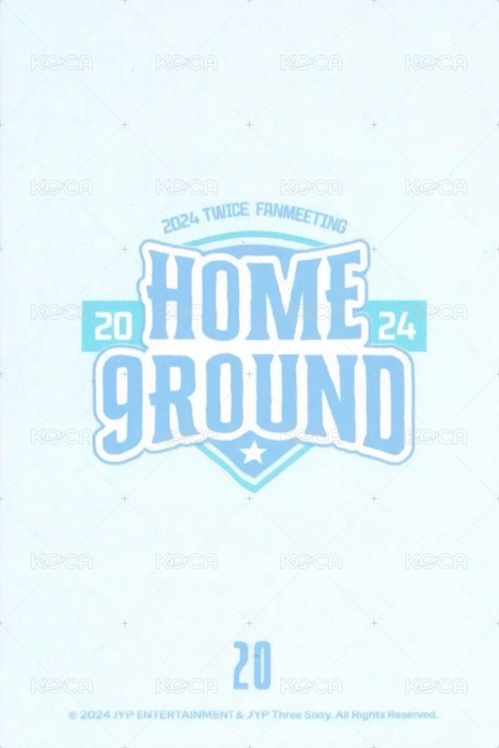 24’FM 九週年 隨機卡 twice定延 home9round包小卡 背面