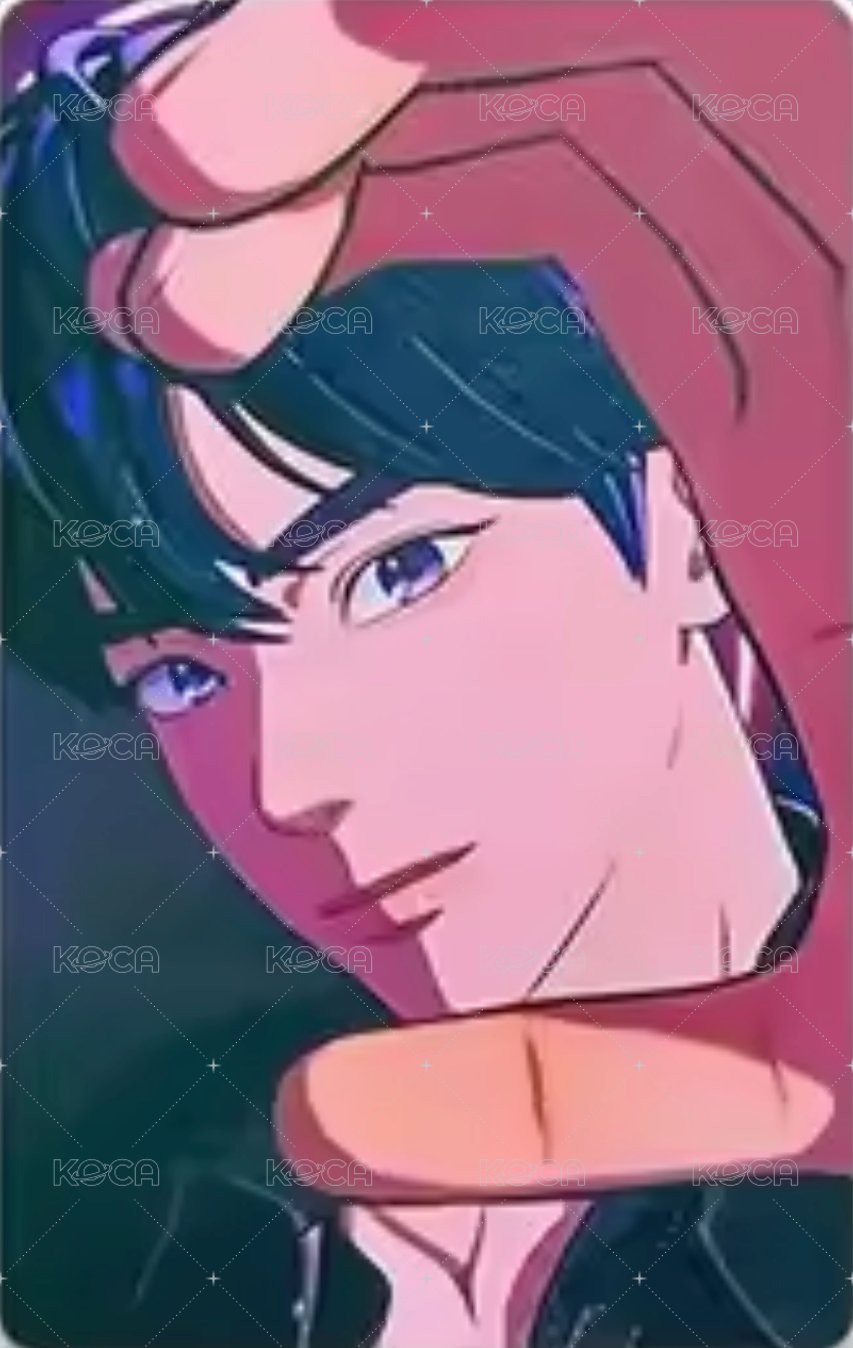 迷三 LG U+ 特典卡 比心 正面